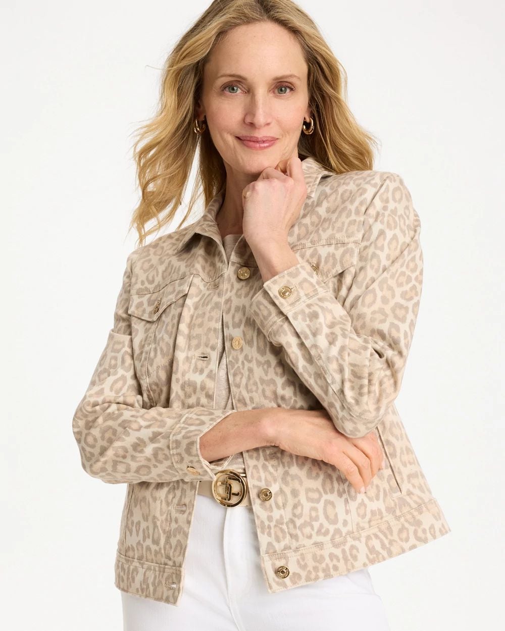Denim Leopard Print Jacket | Chico's